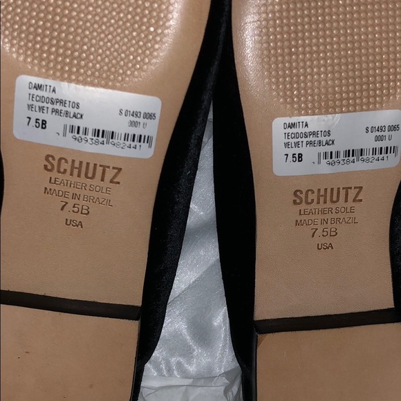 Sold!!Exclusive SCHUTZ DAMITTA velvet mules - Picture 6 of 6